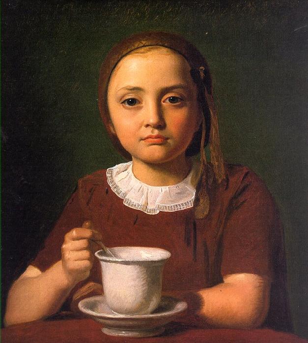  Little Girl with a Cup